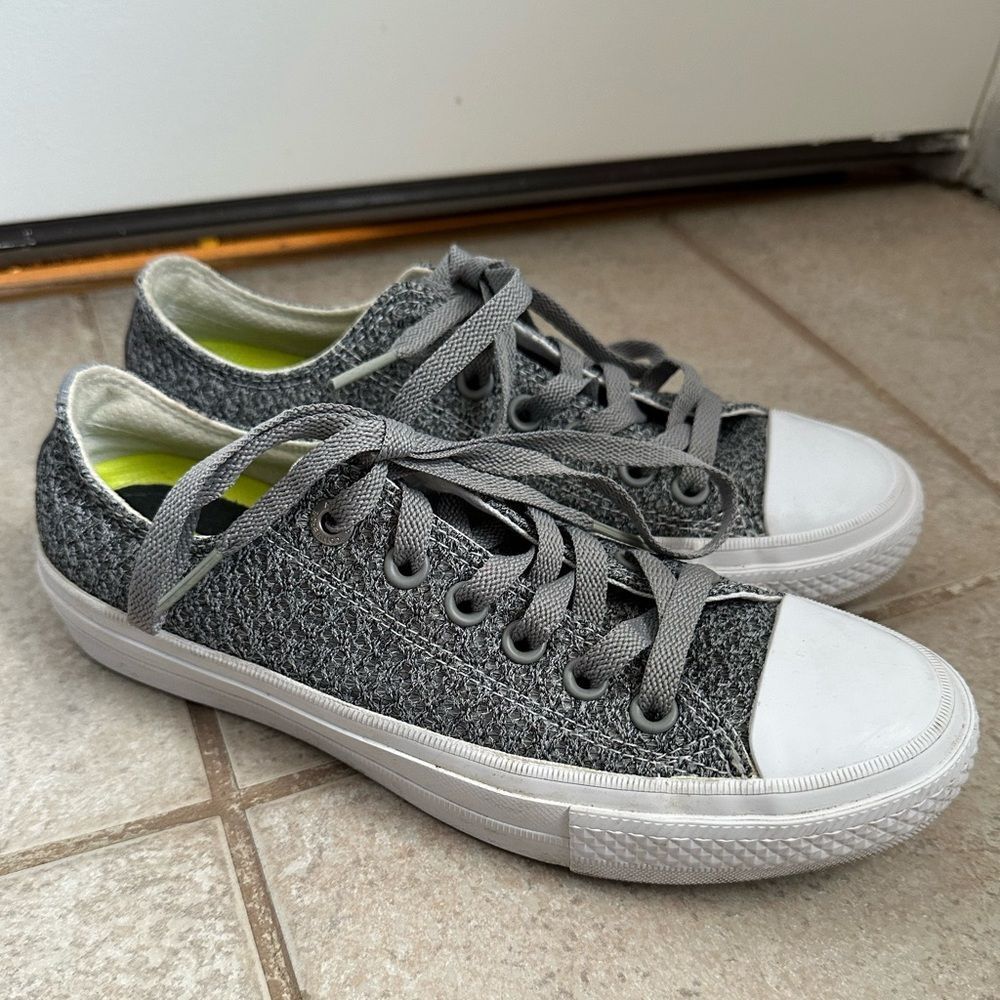 Converse Chuck Taylor All Star Ox Spacer Mesh 154025C Gray Sneakers size 7 women